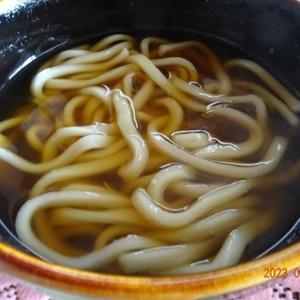 シンプル♪シンプル♪麺つゆ素うどん☻